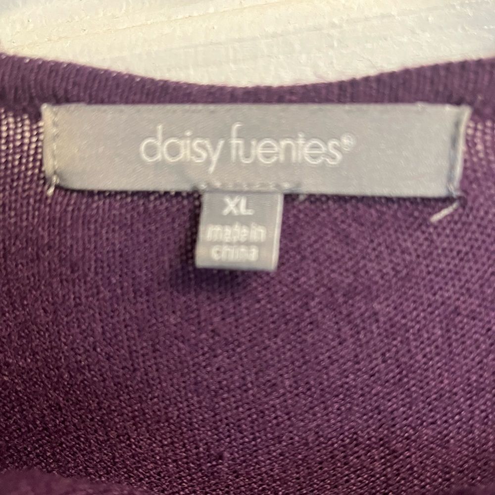 𝅺DAISY Fuentes plum sweater dress - Picture 5 of 5